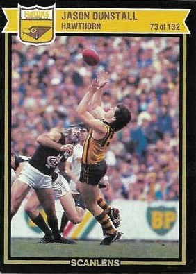 jason dunstal 1987 scanlens