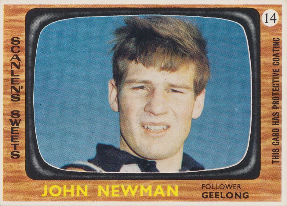 1967 scanlens john sam newman