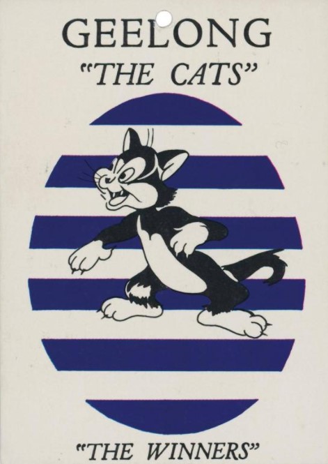 1968 scanlens B geelong club mascot