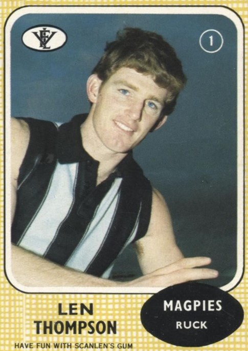 1972 scanlens len thompson