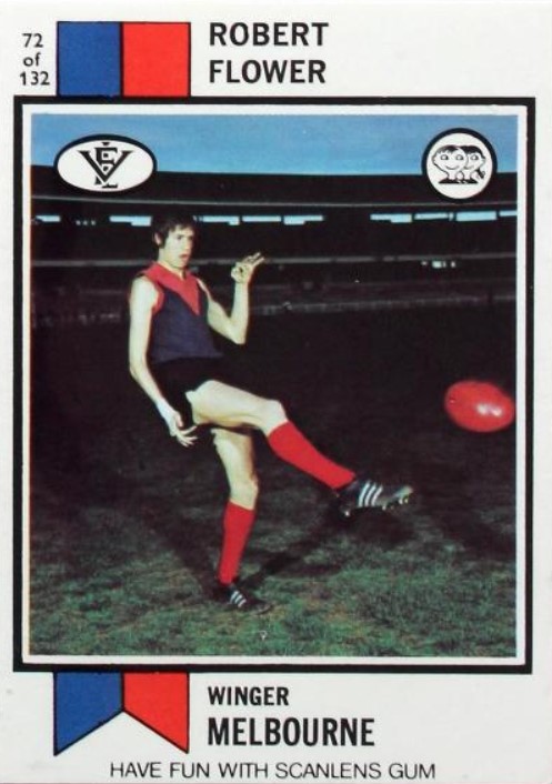 1974 scanlens robert flower