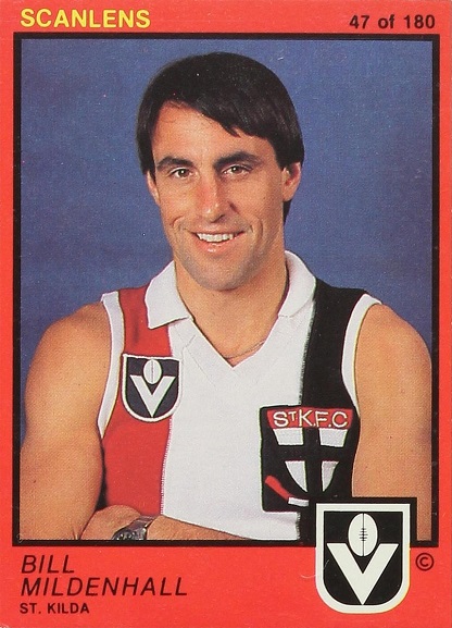 1982 scanlens bill mildenhall