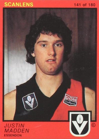 1982 scanlens justin madden