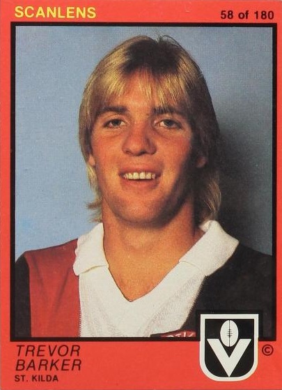1982 scanlens trevor barker