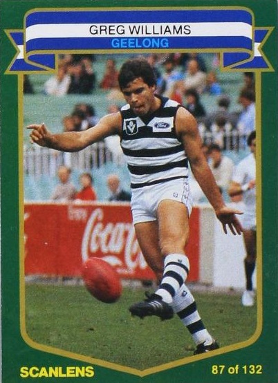 1985 scanlens greg williams