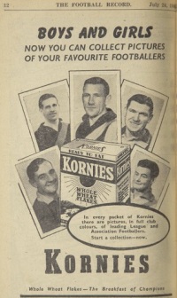 kornies cards advert