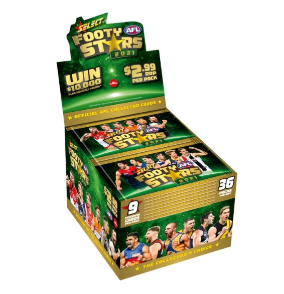 select footy stars 2021 box