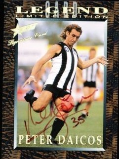 1995 select s2 legend signature peter daicos