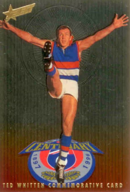 N.Melbourne 1996 AFLClassic Future Hall Of Fame Jumbo Card HF4 Wayne Carey 