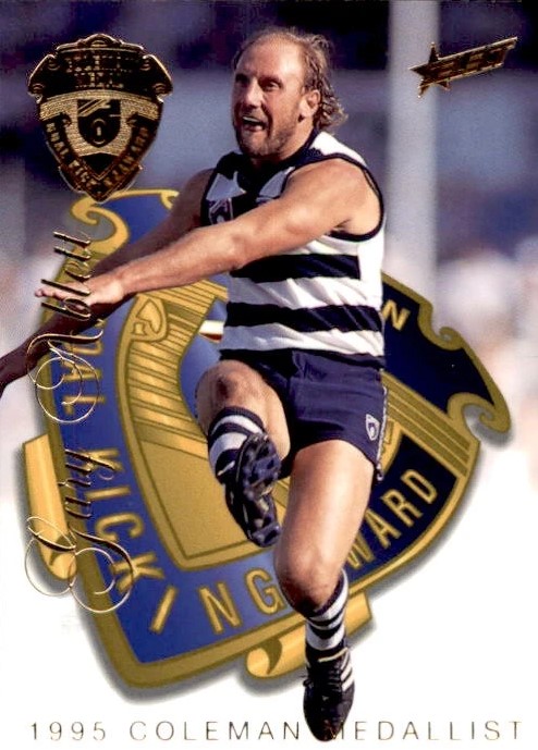 1996 select s1 medal card gary ablett