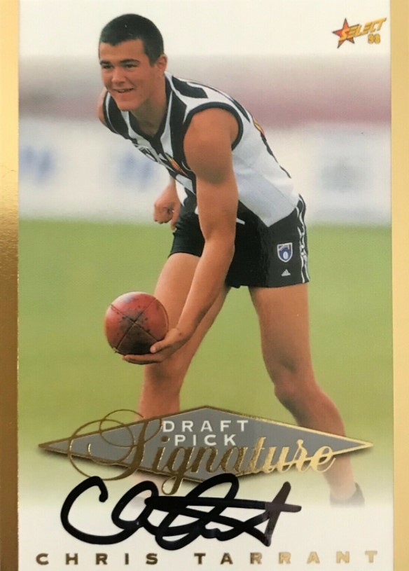 1998 select draft pick signature chris tarrant