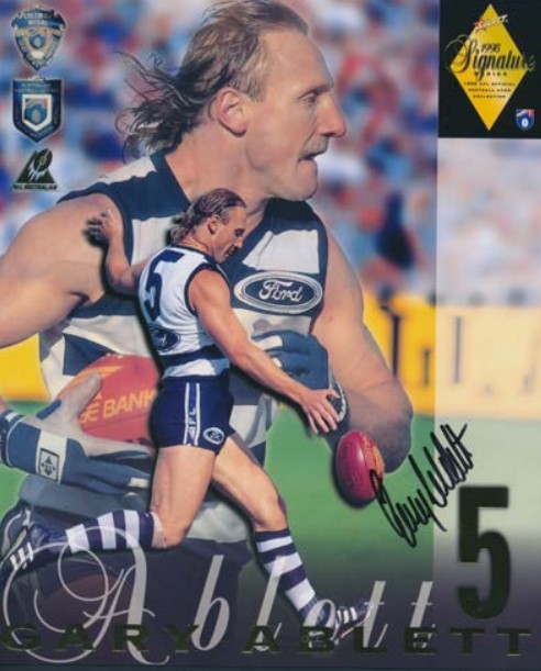 1998 select gary ablett signature