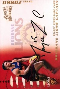 2019 select dominance captains signature dayne zorko