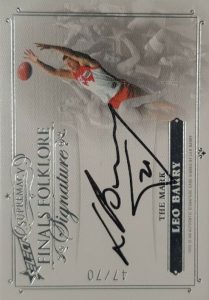 2019 select supremacy finals folklore signature leo barry