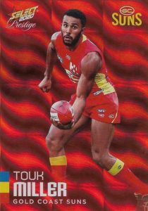 2020 select prestige red parallel touk miller