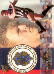2004 select conquest medal winner nathan buckley