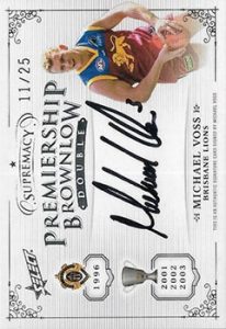 2019 select supremacy premiership brownlow signature voss