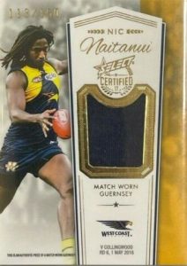 2017 select certified match worn guernsey