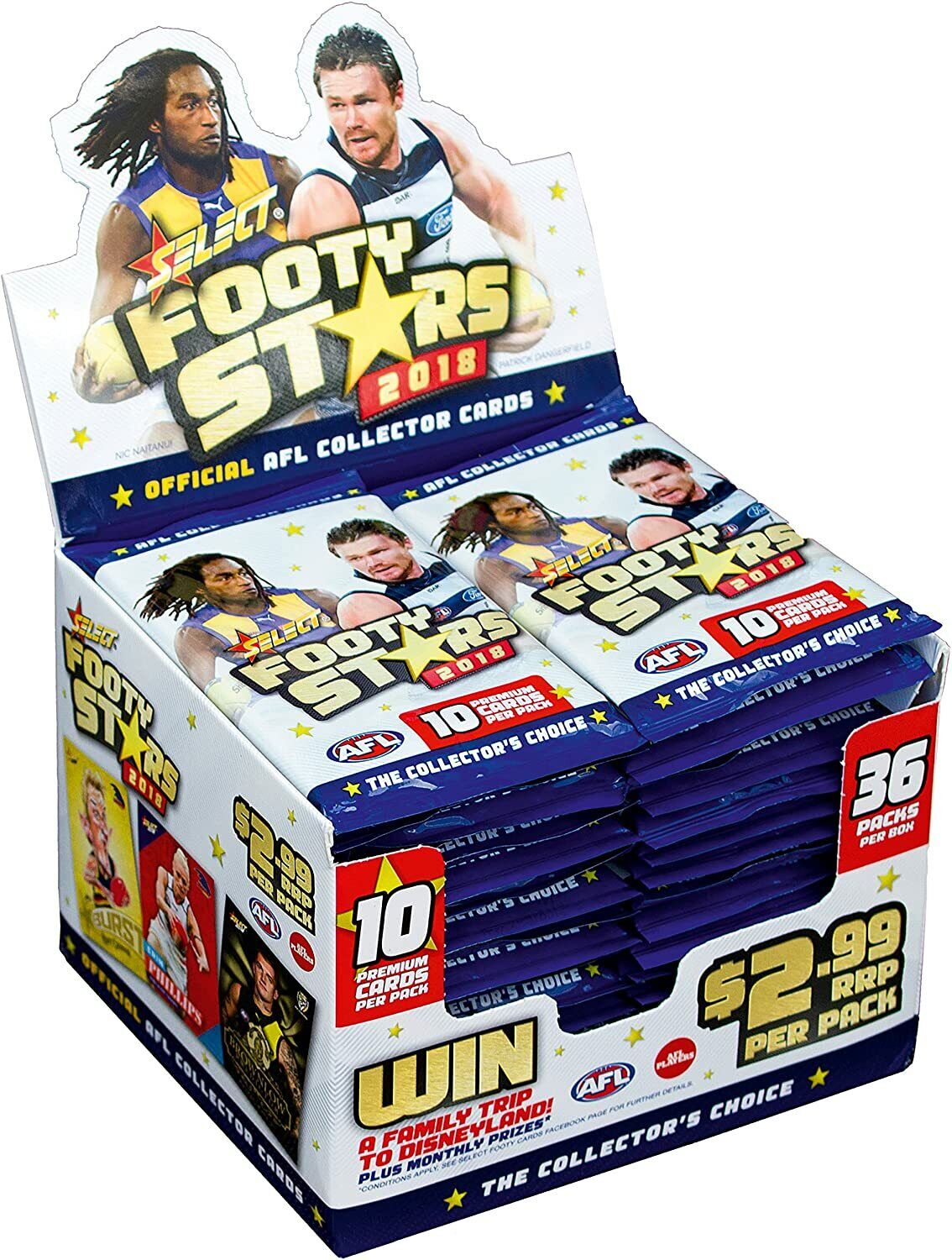 2018 select footy stars box