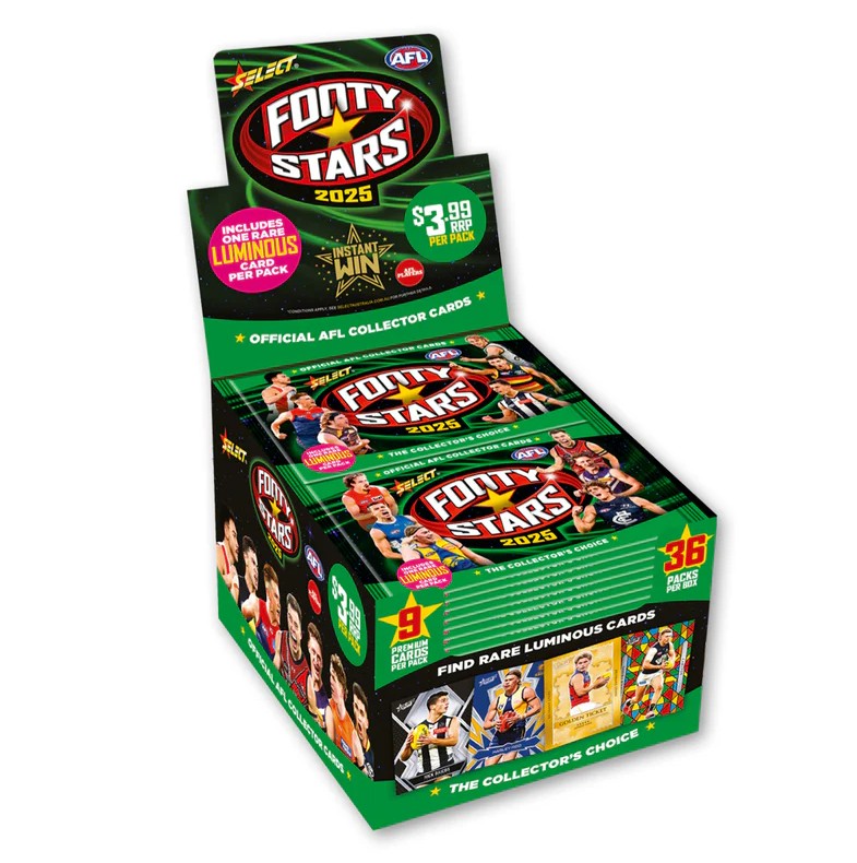 2025 select footy stars box