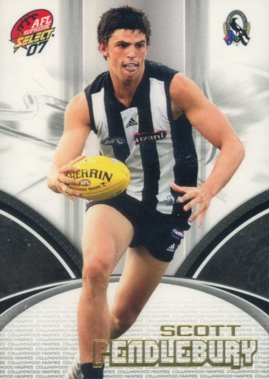 2007 select supreme scott pendlebury rookie card 2007 select supreme scott pendlebury rookie card