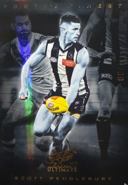 scott pendlebury footys finest black 2024 select legacy scott pendlebury footys finest black 2024 select legacy