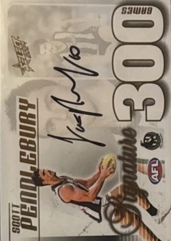 scott pendlebury select afl 2024 300 games signature scott pendlebury select afl 2024 300 games signature
