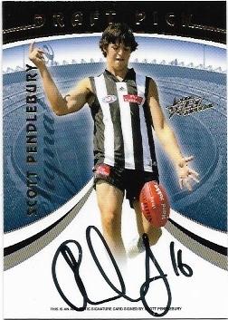 scott pendlebury select draft pick signature dps scott pendlebury select draft pick signature dps