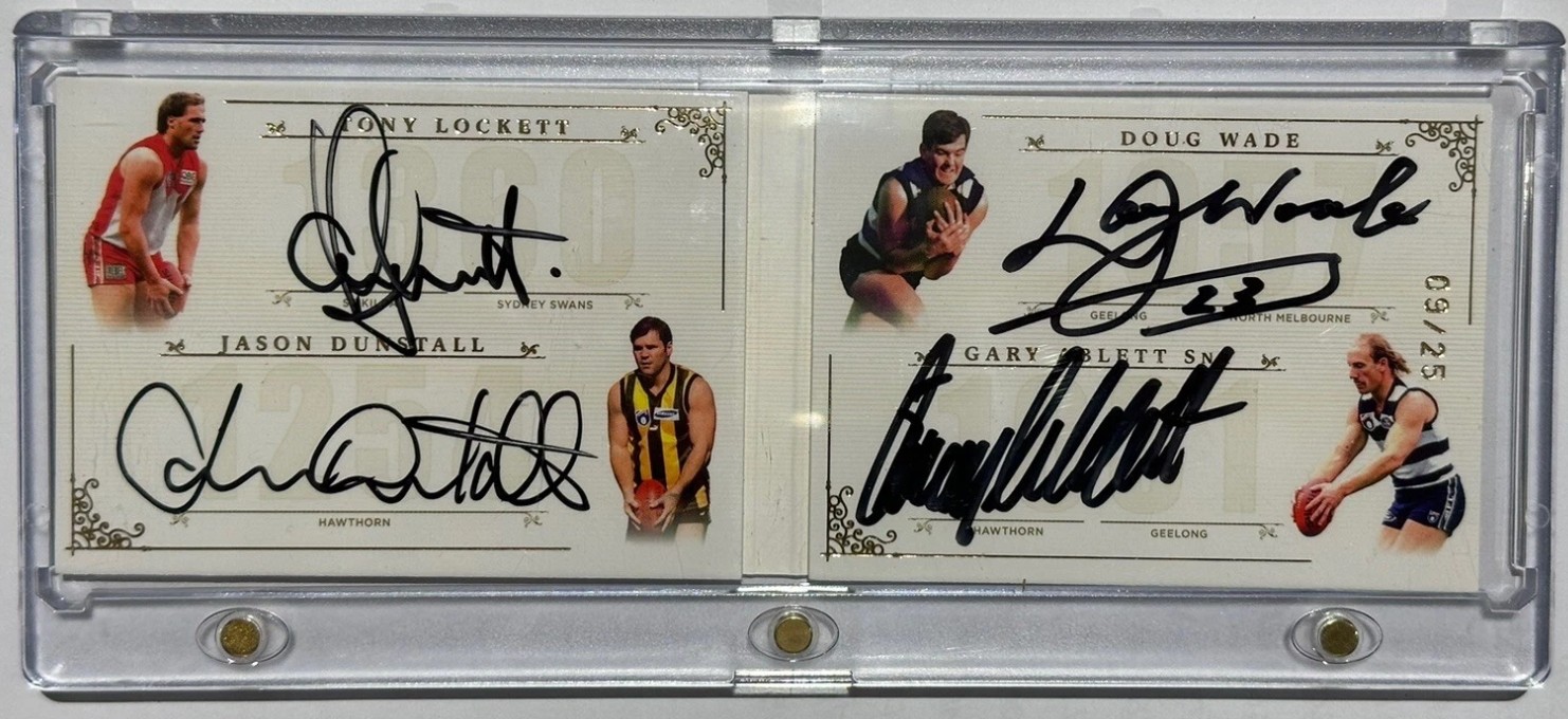 2021 select supremacy goalkicking greats quad signature