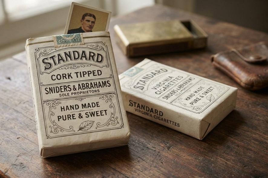 sniders and abrahams standard cigarette packet recreation